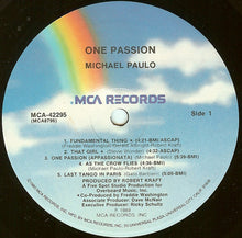 Charger l'image dans la galerie, Michael Paulo : One Passion (LP, Album, Pin)