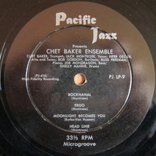 Charger l'image dans la galerie, Chet Baker Ensemble : Chet Baker Ensemble (10", Album, Mono)
