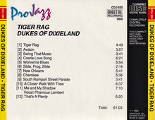 Laden Sie das Bild in den Galerie-Viewer, Dukes Of Dixieland : Tiger Rag (CD, Album)