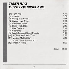 Laden Sie das Bild in den Galerie-Viewer, Dukes Of Dixieland : Tiger Rag (CD, Album)