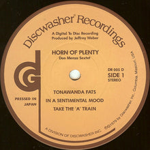 Load image into Gallery viewer, Don Menza With Chuck Findley, Bill Reichenbach (2), Frank Strazzeri, Frank De La Rosa, John Dentz : Horn Of Plenty (LP, Album)