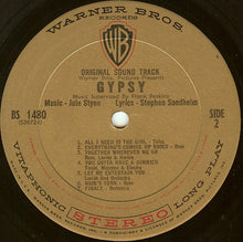 Load image into Gallery viewer, Rosalind Russell, Natalie Wood, Karl Malden : Gypsy (Original Sound Track) (LP, Album)