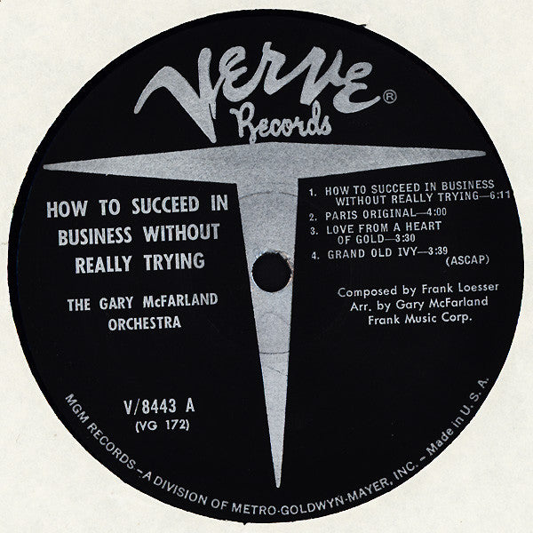 Buy The Gary McFarland Orchestra The Jazz Version Of "How To Succeed
