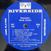 Load image into Gallery viewer, Billie Poole : Sermonette (LP, Mono)