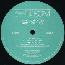 Load image into Gallery viewer, Michael Mantler : Something There (LP, Album)
