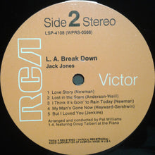 Load image into Gallery viewer, Jack Jones : L. A. Break Down (LP)