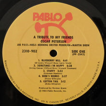 Load image into Gallery viewer, The Oscar Peterson Quartet : A Tribute To My Friends (LP, Album)