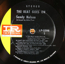 Load image into Gallery viewer, Sandy Nelson : The Beat Goes On (LP, Album, Ind)
