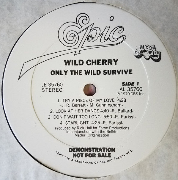 Buy Wild Cherry : Only The Wild Survive (LP, Album, Promo, San