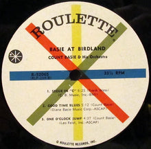 Charger l'image dans la galerie, Count Basie & His Orchestra* : Basie At Birdland (LP, Album, Mono)