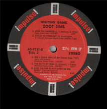 Charger l'image dans la galerie, Zoot Sims : Waiting Game (LP, Album)