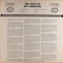 Laden Sie das Bild in den Galerie-Viewer, Roy Hamilton (5) : The Voice Of Roy Hamilton (10", Album)