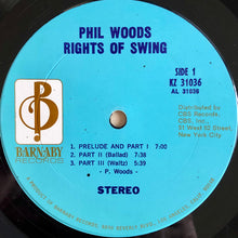 Load image into Gallery viewer, Phil Woods : Rights Of Swing (LP, Album, RE)