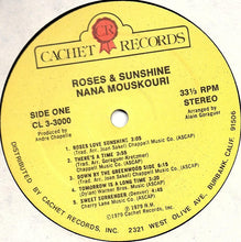Load image into Gallery viewer, Nana Mouskouri : Roses & Sunshine (LP, Album)