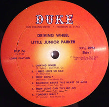 Laden Sie das Bild in den Galerie-Viewer, Little Junior Parker : Driving Wheel (LP, Album)