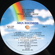 Load image into Gallery viewer, Pete Johnson : Boogie Woogie Mood 1940-1944 (LP, Comp)