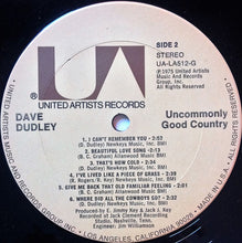 Charger l'image dans la galerie, Dave Dudley : Uncommonly Good Country (LP, Album)