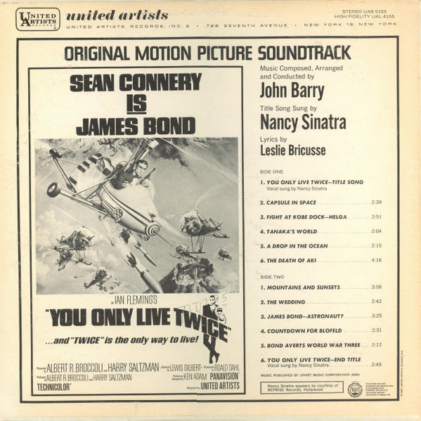 Buy John Barry : You Only Live Twice (Original Motion