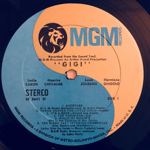 Load image into Gallery viewer, Various : Gigi (An MGM Original Sound Track Album) (LP, Album, RE)