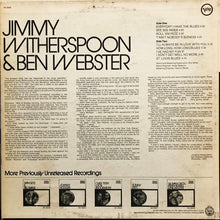 Load image into Gallery viewer, Jimmy Witherspoon & Ben Webster : Previously Unreleased Recordings (LP, Album)