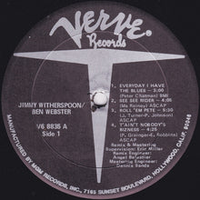 Load image into Gallery viewer, Jimmy Witherspoon & Ben Webster : Previously Unreleased Recordings (LP, Album)