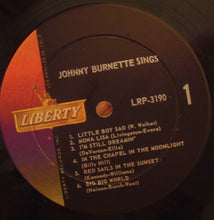 Laden Sie das Bild in den Galerie-Viewer, Johnny Burnette : Sings (LP, Album, Mono)
