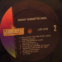 Laden Sie das Bild in den Galerie-Viewer, Johnny Burnette : Sings (LP, Album, Mono)