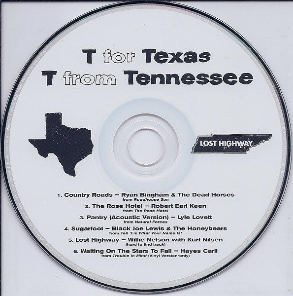 Buy Various : T For Texas T From Tennessee (CD, Comp) Online for a