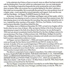 Load image into Gallery viewer, Chet Baker & Art Pepper : Playboys (CD, Album, RE)