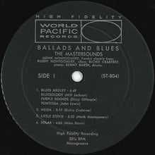 Load image into Gallery viewer, The Mastersounds : Ballads & Blues (LP, Album, Mono)