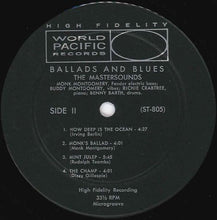 Load image into Gallery viewer, The Mastersounds : Ballads & Blues (LP, Album, Mono)