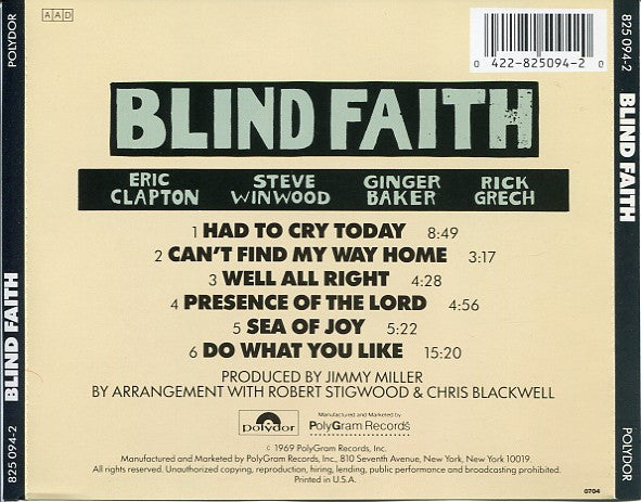 Blind Faith - Blind Faith