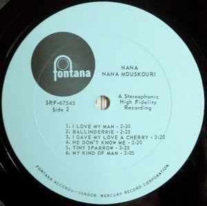 Nana Mouskouri : Nana (LP, Album)