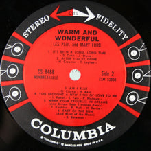 Load image into Gallery viewer, Les Paul & Mary Ford : Warm And Wonderful (LP, Album)