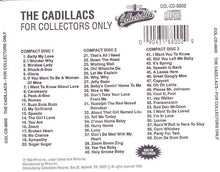 Laden Sie das Bild in den Galerie-Viewer, The Cadillacs : For Collectors Only (3xCD, Comp)