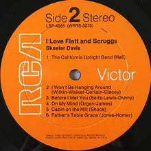 Load image into Gallery viewer, Skeeter Davis : I Love Flatt & Scruggs (LP, Album, Ind)