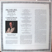 Load image into Gallery viewer, Pachelbel*, Handel*, Vivaldi*, Gluck*, The Academy Of Ancient Music, Christopher Hogwood : Pachelbel Kanon (LP)