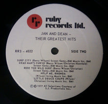 Charger l'image dans la galerie, Jan & Dean : The Jan & Dean Story - Their Greatest Hits (LP)