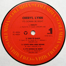 Load image into Gallery viewer, Cheryl Lynn : It's Gonna Be Right (LP, Album, Car)