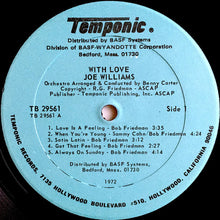 Load image into Gallery viewer, Joe Williams : With Love (LP, Album, Gat)
