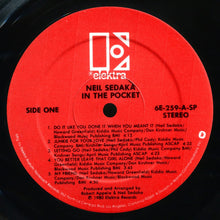 Load image into Gallery viewer, Neil Sedaka : In The Pocket (LP, Album, Spe)