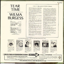 Load image into Gallery viewer, Wilma Burgess : Tear Time (LP, Album)
