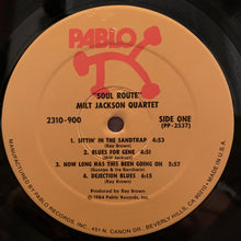 Load image into Gallery viewer, The Milt Jackson Quartet : Soul Route (LP)