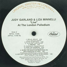 Laden Sie das Bild in den Galerie-Viewer, Judy Garland & Liza Minnelli : "Live" At The London Palladium (LP, Album, RE, RM)