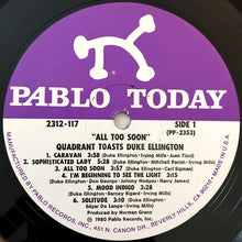 Load image into Gallery viewer, Quadrant (6) Toasts Duke Ellington : All Too Soon (LP, Album)