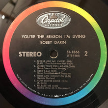 Laden Sie das Bild in den Galerie-Viewer, Bobby Darin : You're The Reason I'm Living (LP, Album, Scr)