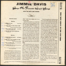 Laden Sie das Bild in den Galerie-Viewer, Jimmie Davis With The Anita Kerr Singers : Jimmie Davis Sings His Favorite Gospel Songs (10", Album, Mono)