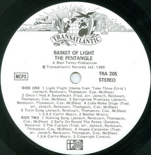 Load image into Gallery viewer, The Pentangle* : Basket Of Light (LP, Album, RP, Gat)