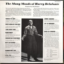 Load image into Gallery viewer, Harry Belafonte : The Many Moods Of Belafonte (LP, Album, Mono, Ind)