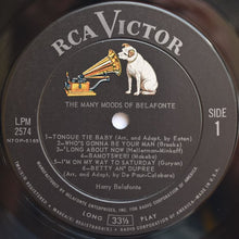 Load image into Gallery viewer, Harry Belafonte : The Many Moods Of Belafonte (LP, Album, Mono, Ind)